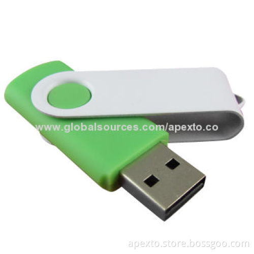 Twist USB Stick with 8, 16GB Storage Capacity, Supports Password Protection and Bootable Function